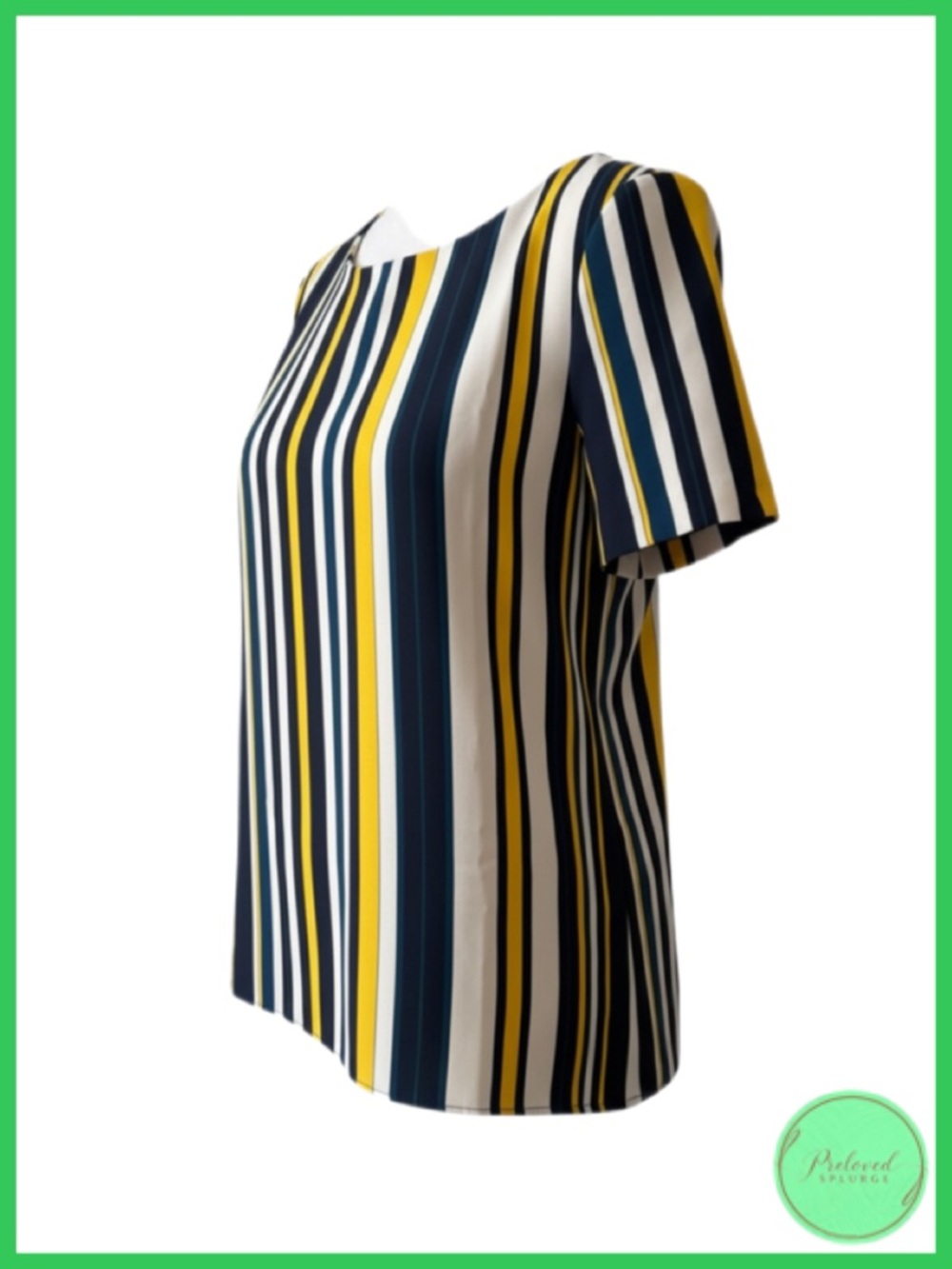 ZARA Basic Collection Multicolor Striped Top - Picture 4 of 6